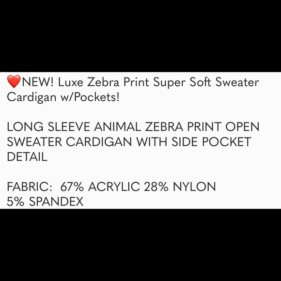 B29B🤍🖤Gorgeous white+black classic animal print oversized cardi-everyWear! - Picture 10 of 10